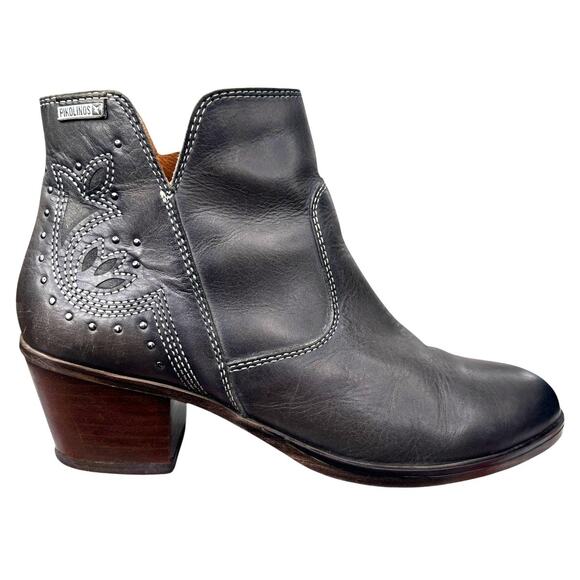 Pikolinos Women’s Cuenca Brown leather Ankle Boot Size 39 US 8.5/9 - Picture 1 of 12